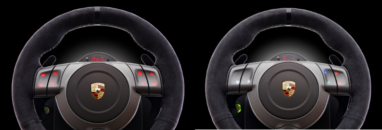 Fanatec Porsche GT2 Wheel: PS3- und Xbox-Modus